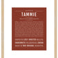 Tammie | Name Art Print