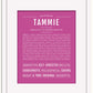 Tammie | Name Art Print