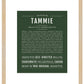 Tammie | Name Art Print
