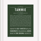 Tammie | Name Art Print