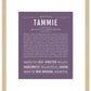 Tammie | Name Art Print
