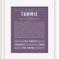 Tammie | Name Art Print
