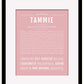 Tammie | Name Art Print