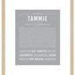 Tammie | Name Art Print