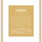 Tammie | Name Art Print