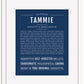 Tammie | Name Art Print