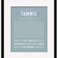 Tammie | Name Art Print