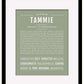 Tammie | Name Art Print
