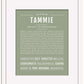 Tammie | Name Art Print