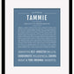 Tammie | Name Art Print