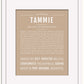 Tammie | Name Art Print