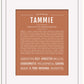 Tammie | Name Art Print