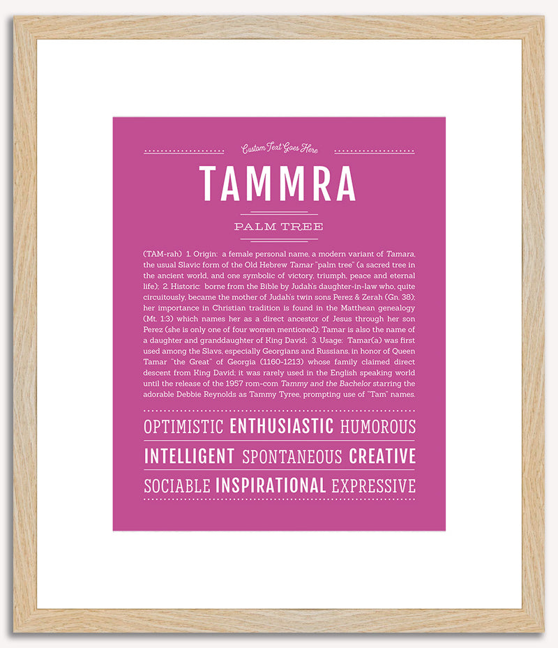 Tammra | Name Art Print