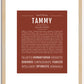 Tammy | Name Art Print