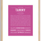 Tammy | Name Art Print