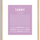 Tammy | Name Art Print