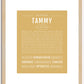 Tammy | Name Art Print