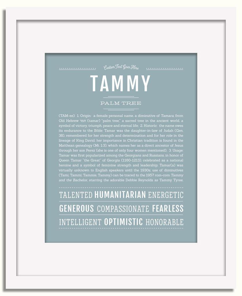 Tammy Personalized Name Meaning Art Prints – Name Stories