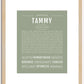 Tammy | Name Art Print