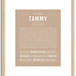 Tammy | Name Art Print