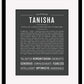 Tanisha | Name Art Print