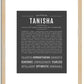 Tanisha | Name Art Print