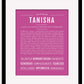 Tanisha | Name Art Print