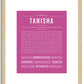 Tanisha | Name Art Print