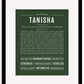 Tanisha | Name Art Print