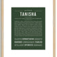 Tanisha | Name Art Print