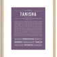 Tanisha | Name Art Print