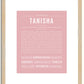 Tanisha | Name Art Print