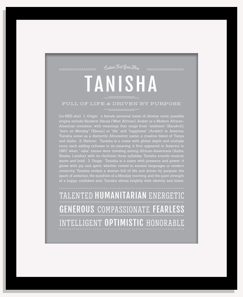 Tanisha | Name Art Print