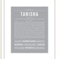 Tanisha | Name Art Print