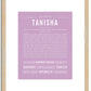 Tanisha | Name Art Print