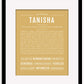 Tanisha | Name Art Print