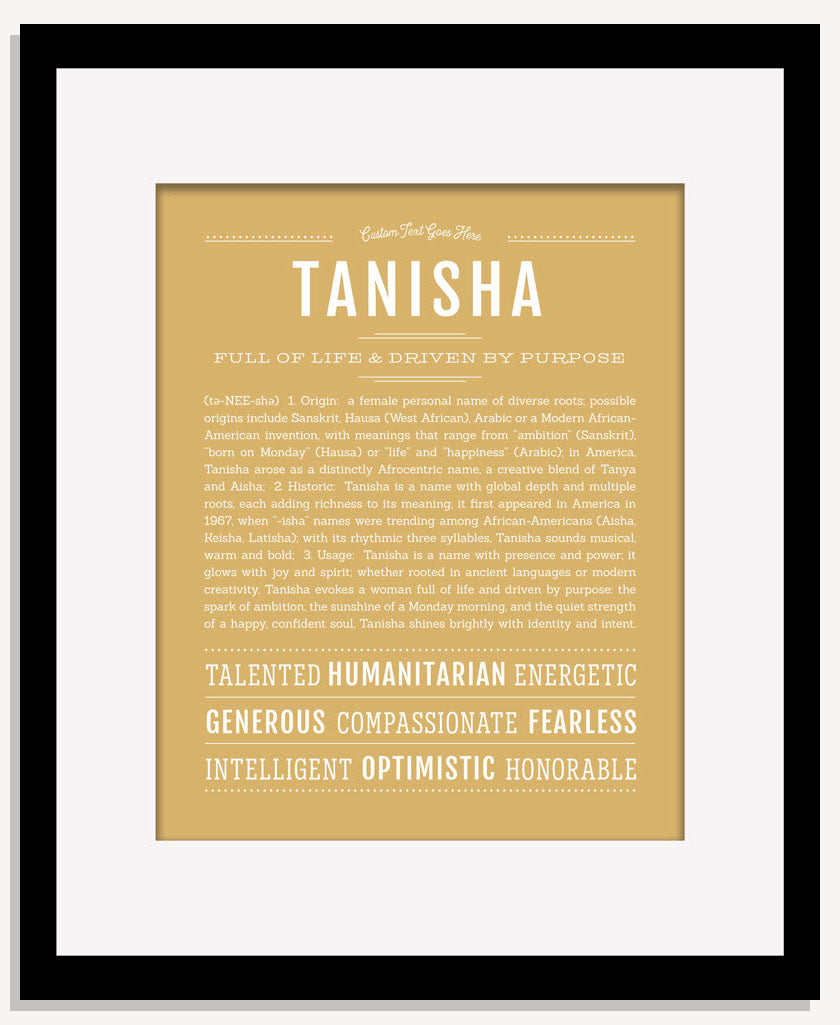 Tanisha | Name Art Print