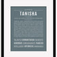 Tanisha | Name Art Print