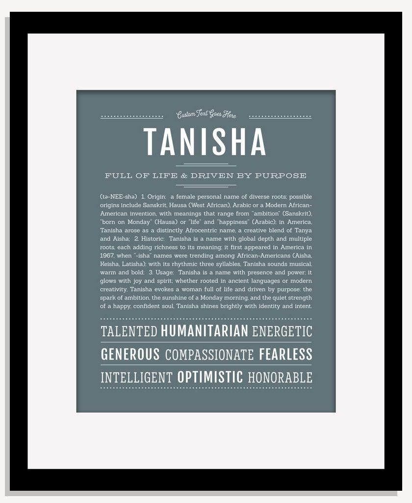 Tanisha | Name Art Print