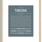 Tanisha | Name Art Print