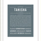 Tanisha | Name Art Print