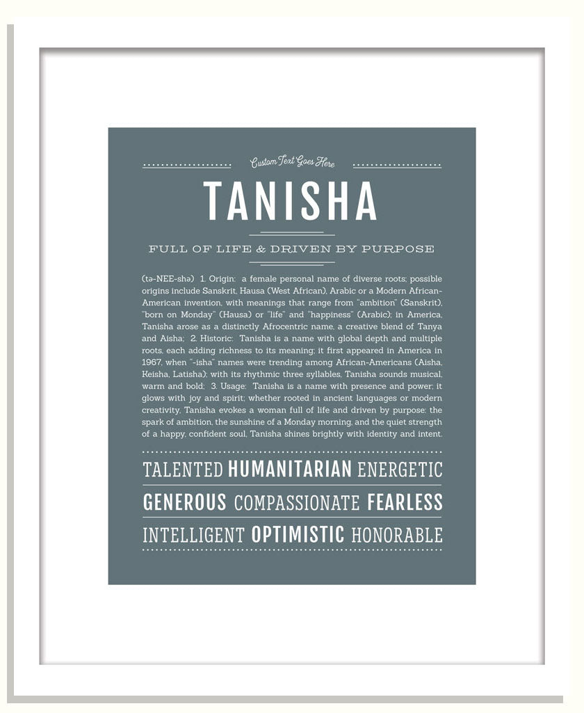 Tanisha | Name Art Print