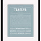 Tanisha | Name Art Print