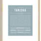 Tanisha | Name Art Print