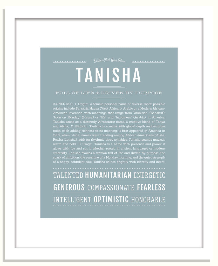 Tanisha | Name Art Print