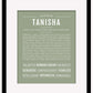 Tanisha | Name Art Print