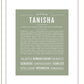 Tanisha | Name Art Print