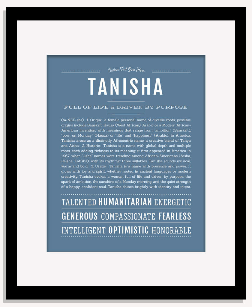 Tanisha | Name Art Print