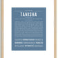 Tanisha | Name Art Print