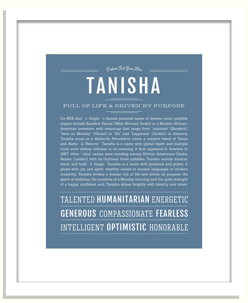 Tanisha | Name Art Print